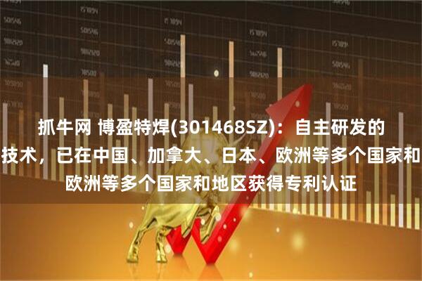 抓牛网 博盈特焊(301468SZ)：自主研发的数字脉冲MIG堆焊技术，已在中国、加拿大、日本、欧洲等多个国家和地区获得专利认证